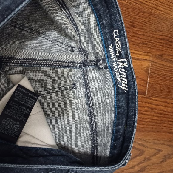 Tommy Hilfiger Classic Skinny Jean Size 6 Blue Denim - Picture 3 of 5